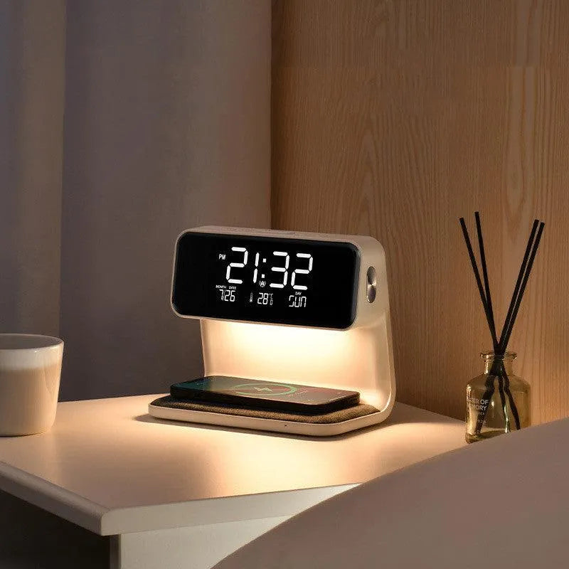 3 In 1 Bedside Lamp, Alarm Clock and Phone Charger - smartgizmoshop