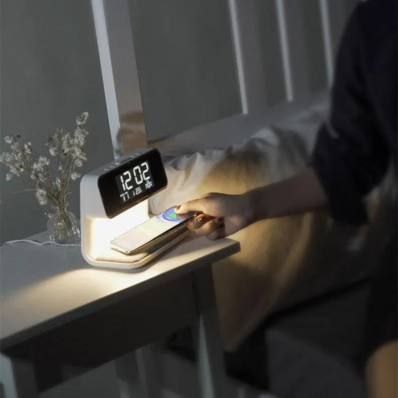 3 In 1 Bedside Lamp, Alarm Clock and Phone Charger - smartgizmoshop