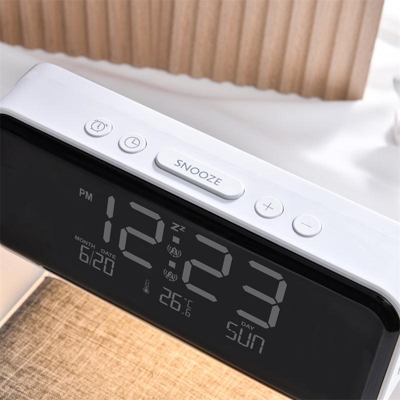 3 In 1 Bedside Lamp, Alarm Clock and Phone Charger - smartgizmoshop