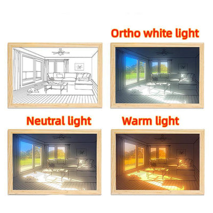 Sunshine Drawing Night LED Light - smartgizmoshop