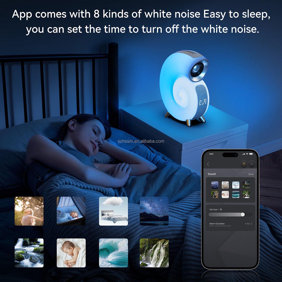 Smart Alarm Clock With Light And Speaker - smartgizmoshop