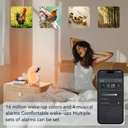 Smart Alarm Clock With Light And Speaker - smartgizmoshop