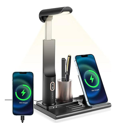 3 In 1 Multifunctional Office Desk Light with Wireless Charger - smartgizmoshop