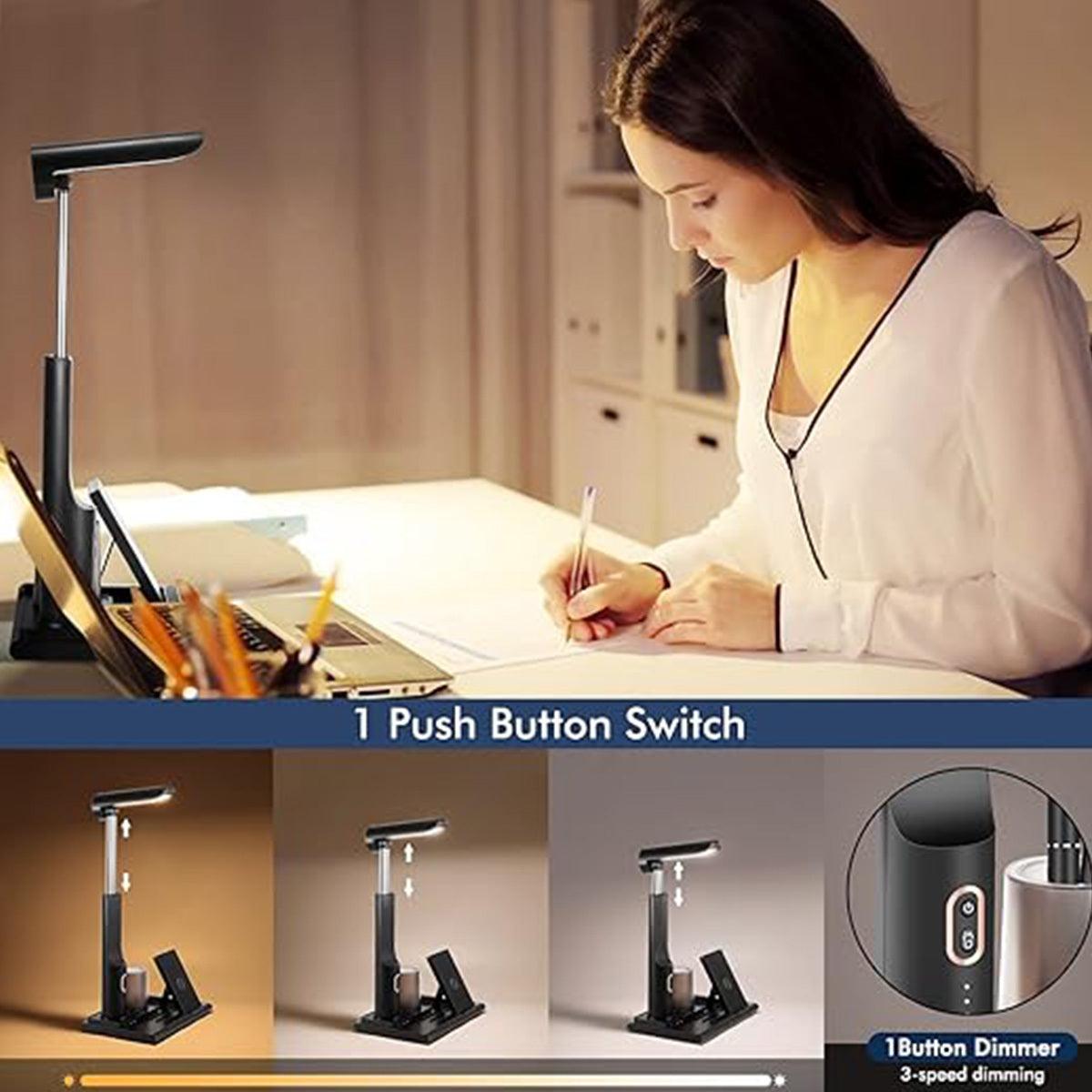 3 In 1 Multifunctional Office Desk Light with Wireless Charger - smartgizmoshop