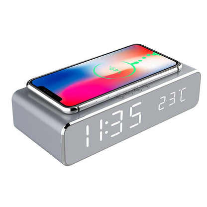 Multifunctional Phone Wireless Charger with Alarm Clock - smartgizmoshop